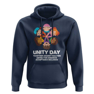 Unity Day Hoodie Together Against Bullying Cute Kids End Bullying TS09 Navy Print Your Wear