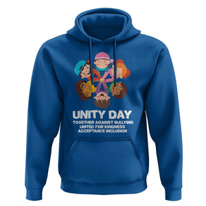 Unity Day Hoodie Together Against Bullying Cute Kids End Bullying TS09 Royal Blue Print Your Wear
