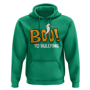 Anti Bullying Halloween Hoodie Boo To Bullying Spooky Ghost TS09 Irish Green Print Your Wear