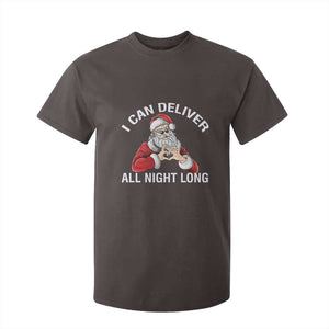 Funny Chrsitmas T Shirt For Kid I Can Deliver All Night Long TS09 Dark Chocolate Print Your Wear