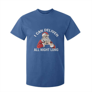 Funny Chrsitmas T Shirt For Kid I Can Deliver All Night Long TS09 Royal Blue Print Your Wear