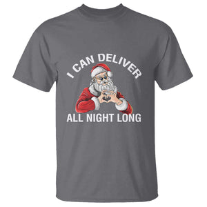 Funny Chrsitmas T Shirt I Can Deliver All Night Long TS09 Charcoal Print Your Wear