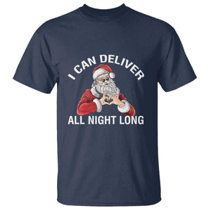 Funny Chrsitmas T Shirt I Can Deliver All Night Long TS09 Navy Print Your Wear