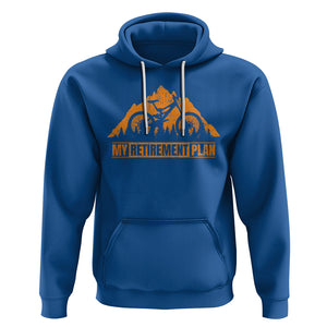 Retirement Plan Hoodie Funny Retired Rider Riding Bicycle TS09 Royal Blue Printyourwear