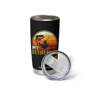 Funny Retirement Plan Tumbler Cup Retired Fisherman Fishing TS09 Print Your Wear