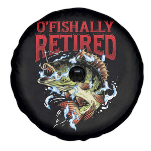 Retirement Fishing O'fishally Retired Fisherman Spare Tire Cover TS09 Print Your Wear