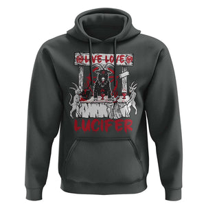 Halloween Satan Hoodie Live Love Lucifer Demon TS09 Dark Heather Print Your Wear