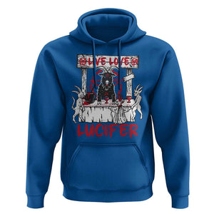 Halloween Satan Hoodie Live Love Lucifer Demon TS09 Royal Blue Print Your Wear