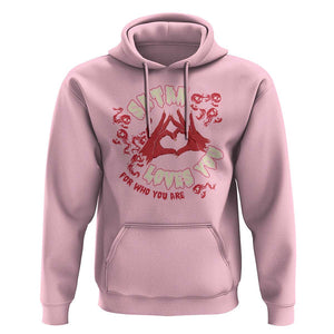 Funny Halloween Hoodie Satan Loves You For Who You Are TS09 Light Pink Print Your Wear