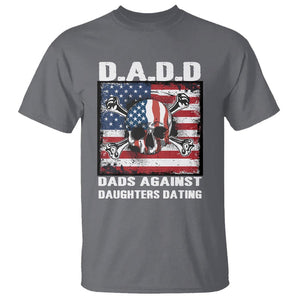 Girl Dad T Shirt DADD Dads Against Daughters Dating Skull America Flag TS09 Charcoal Print Your Wear
