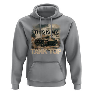 This Is My Tank Top Hoodie Funny Military Pun TS09 Sport Gray Print Your Wear