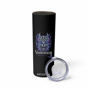 Viking By Blood American By Birth Patriot By Choice Skinny Tumbler TS09 Print Your Wear