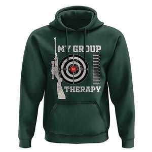 Gun Lover Hoodie My Group Therapy Shooting TS09 Dark Forest Green Print Your Wear