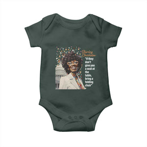 Shirley Chisholm Baby Onesie If They Don't Give You A Seat Black Civil Rights TS09 Print Your Wear