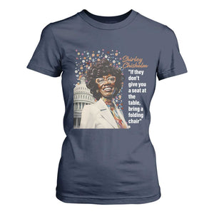 Shirley Chisholm T Shirt For Women If They Don't Give You A Seat Black Civil Rights TS09 Navy Print Your Wear