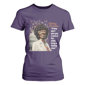 Shirley Chisholm T Shirt For Women If They Don't Give You A Seat Black Civil Rights TS09 Purple Print Your Wear
