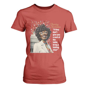 Shirley Chisholm T Shirt For Women If They Don't Give You A Seat Black Civil Rights TS09 Red Print Your Wear