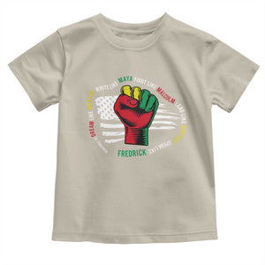 Black Civil Rights Toddler T Shirt Dream Like Martin Write Like Maya Fight Like Macolm Lead Like Harriet Speak Like Fredrick TS09 Sand Print Your Wear