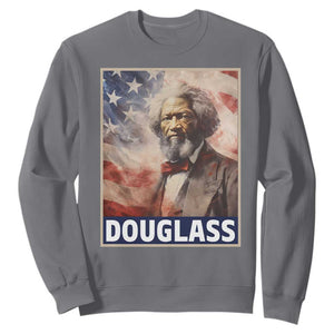 Frederick Douglass Sweatshirt African American Hero Black History Month TS09 Charcoal Printyourwear