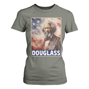 Frederick Douglass T Shirt For Women African American Hero Black Civil Rights TS09 Military Green Print Your Wear