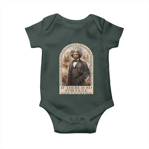 Frederick Douglass Baby Onesie If There Is No Struggle There Is No Progress BHM Black Civil Rights TS09 Print Your Wear