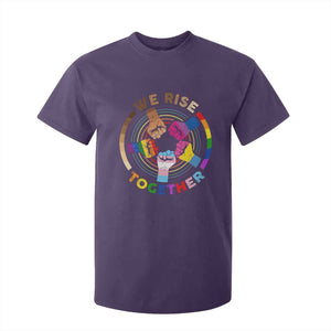 Black History Month T Shirt For Kid We Rise Together Equality Awesome Melanin LGBT TS09 Purple Print Your Wear