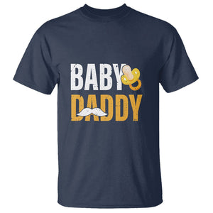 Funny New Dad T Shirt Baby Daddy First Time Father's Day TS09 Navy Print Your Wear