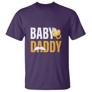 Funny New Dad T Shirt Baby Daddy First Time Father's Day TS09 Purple Print Your Wear