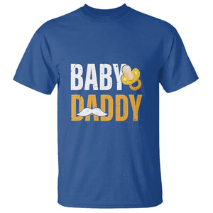 Funny New Dad T Shirt Baby Daddy First Time Father's Day TS09 Royal Blue Print Your Wear