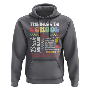 Funny The Back To School Tour Hoodie TS09 Charcoal Print Your Wear