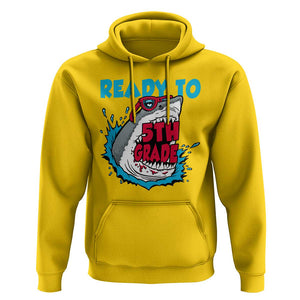 Funny Shark Ready To Attack 5th Grade Hoodie TS09 Daisy Print Your Wear