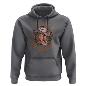Funny Howdy 2nd Grade Cowboy Hoodie TS09 Charcoal Print Your Wear