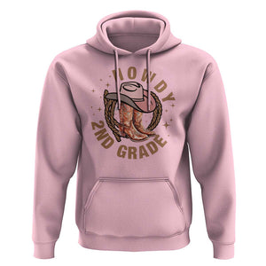 Funny Howdy 2nd Grade Cowboy Hoodie TS09 Light Pink Print Your Wear