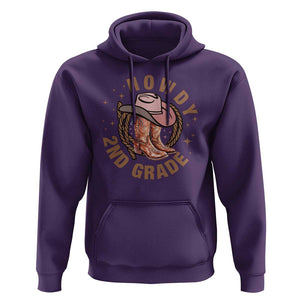 Funny Howdy 2nd Grade Cowboy Hoodie TS09 Purple Print Your Wear