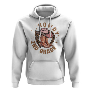 Funny Howdy 2nd Grade Cowboy Hoodie TS09 White Print Your Wear