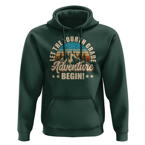 Let The 4th Grade Adventure Begin Hoodie TS09 Dark Forest Green Print Your Wear