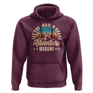 Let The 4th Grade Adventure Begin Hoodie TS09 Maroon Print Your Wear