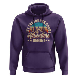 Let The 4th Grade Adventure Begin Hoodie TS09 Purple Print Your Wear