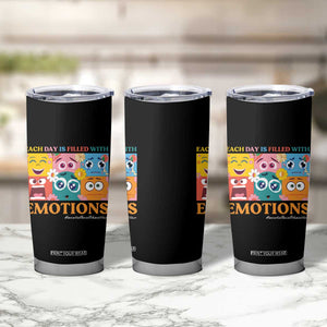 Mental Health Tumbler Cup Each Day Is Filled With Emotions TS09 Print Your Wear