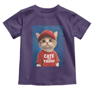Trump Cat Baby Shirt Cute Cats For Trump American President TS09 Purple Print Your Wear