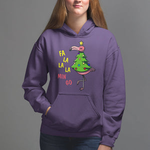 Fa La La Mingo Flamingo Hawaiian Christmas Tree Hoodie TS09 Printyourwear