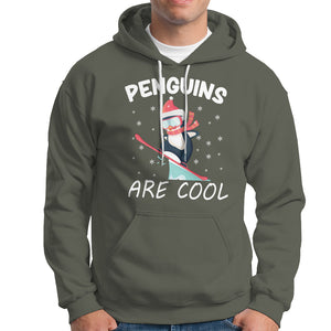 Penguins Are Cool With Snowboard Winter Xmas Hoodie TS09 Printyourwear