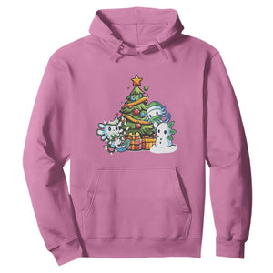 Cute Axolotl Christmas Tree Hoodie TS09 Azalea Print Your Wear