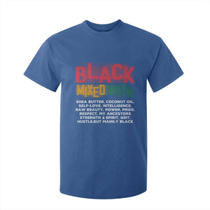 Funny Black Pride T Shirt For Kid Yes I'm Mixed With Black TS09 Royal Blue Print Your Wear