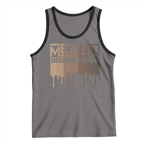 Melanin African Pride Tank Top Made With Melanin Every Shade Slays TS09 Deep Heather Black Print Your Wear