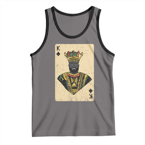African King Card Black Pride Tank Top TS09 Deep Heather Black Print Your Wear