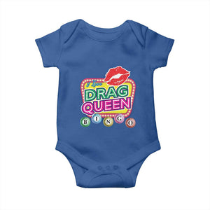 Drag Queen Baby Onesie I Love Drag Queen Bingo Fan LGBTQ TS09 Royal Blue Print Your Wear
