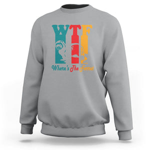 WTF Where's The Ferret Funny Sweatshirt TS09 Sport Gray Printyourwear