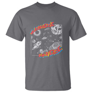 Funny Neurodiversity T Shirt Neurodiverse Brain Universe Autism ADHD TS09 Charcoal Print Your Wear