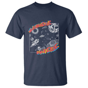 Funny Neurodiversity T Shirt Neurodiverse Brain Universe Autism ADHD TS09 Navy Print Your Wear